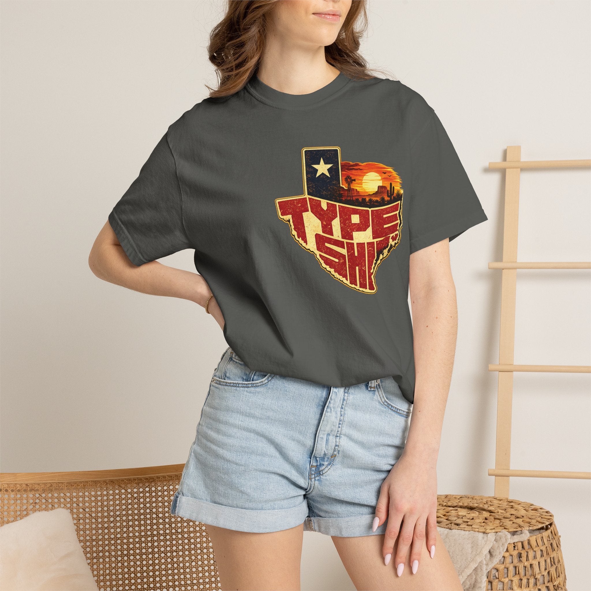 Texas Type Shi Sunset Tee