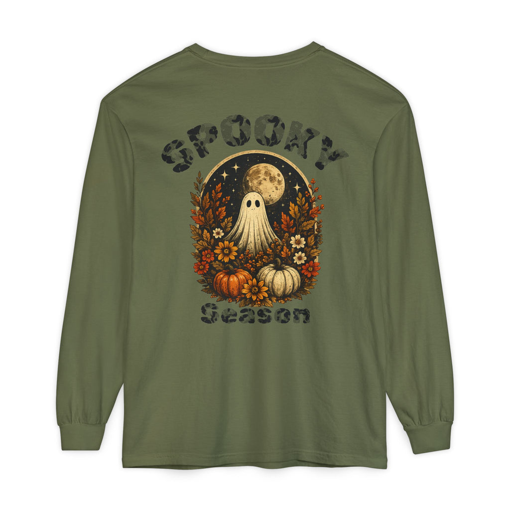 Unisex Garment-dyed Long Sleeve T-Shirt