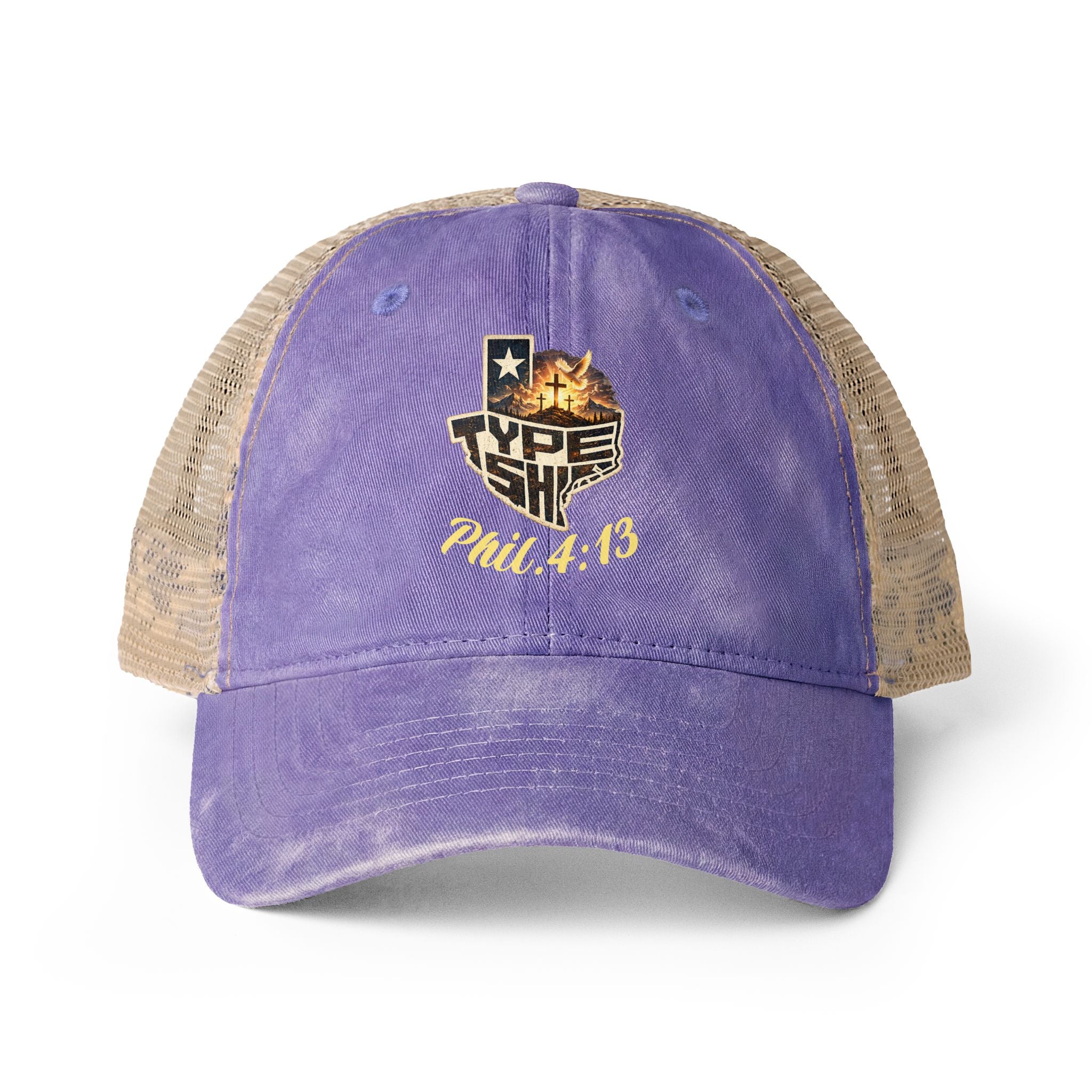Women's Faith based TTS Washed Mesh-Back Cap