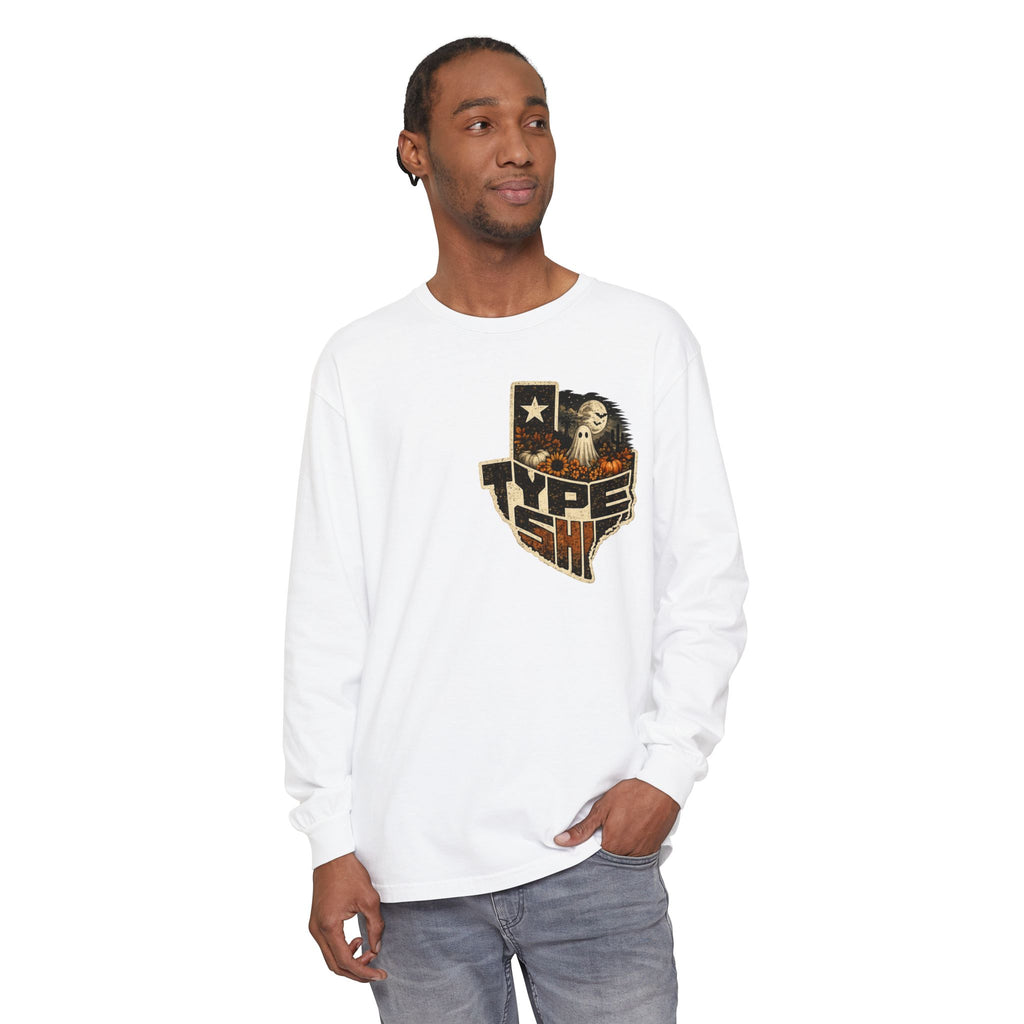 Unisex Garment-dyed Long Sleeve T-Shirt