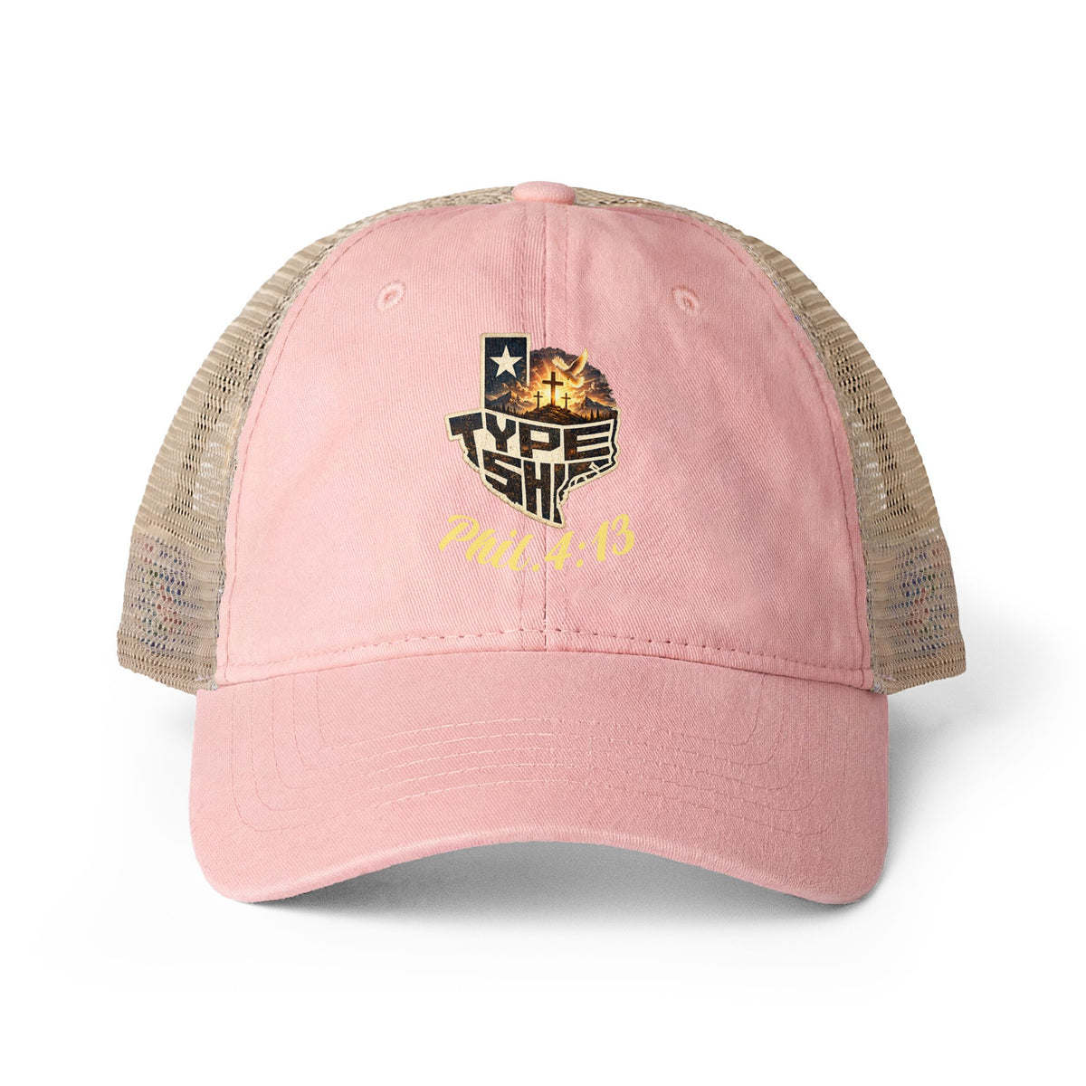 Women's Faith based TTS Washed Mesh-Back Cap
