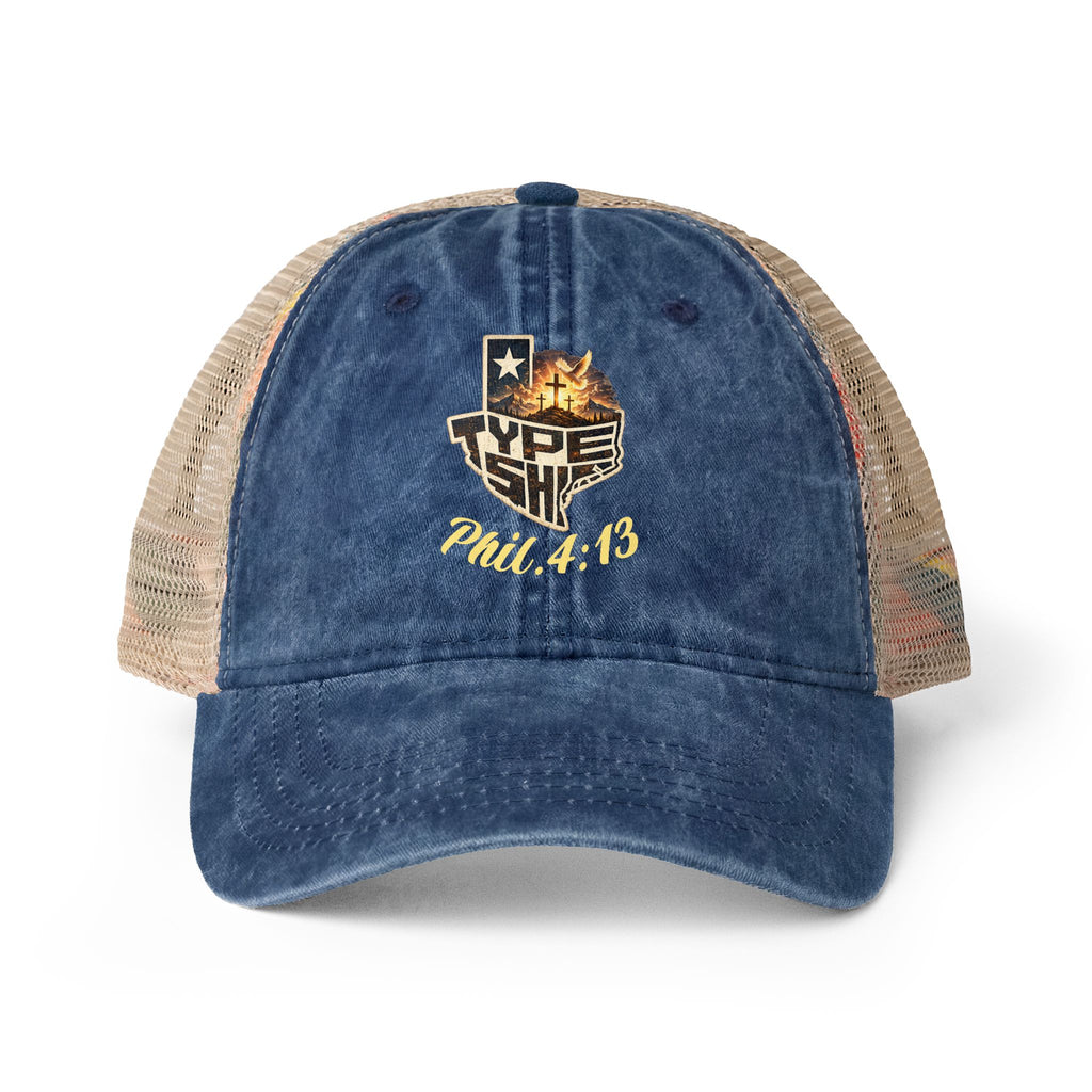Women's Faith based TTS Washed Mesh-Back Cap