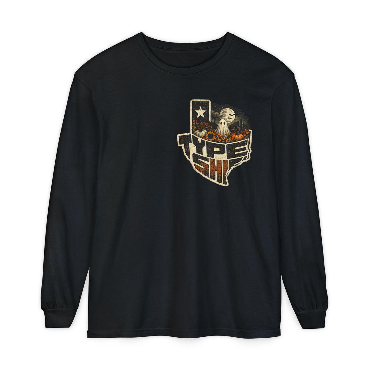 Unisex Garment-dyed Long Sleeve T-Shirt