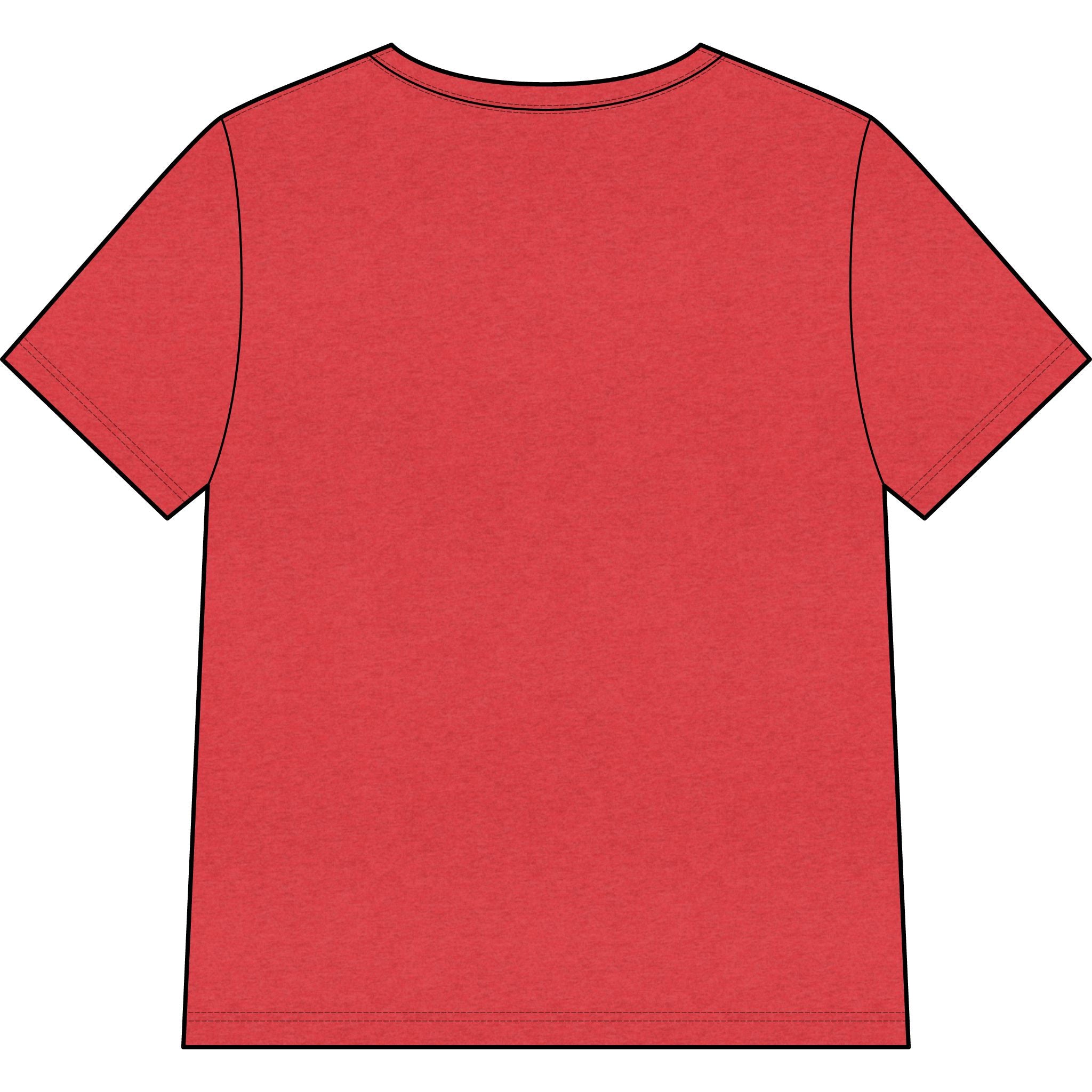 Womans Texas Type Shi V Neck  — Retro Skyline & Lone Star Graphic