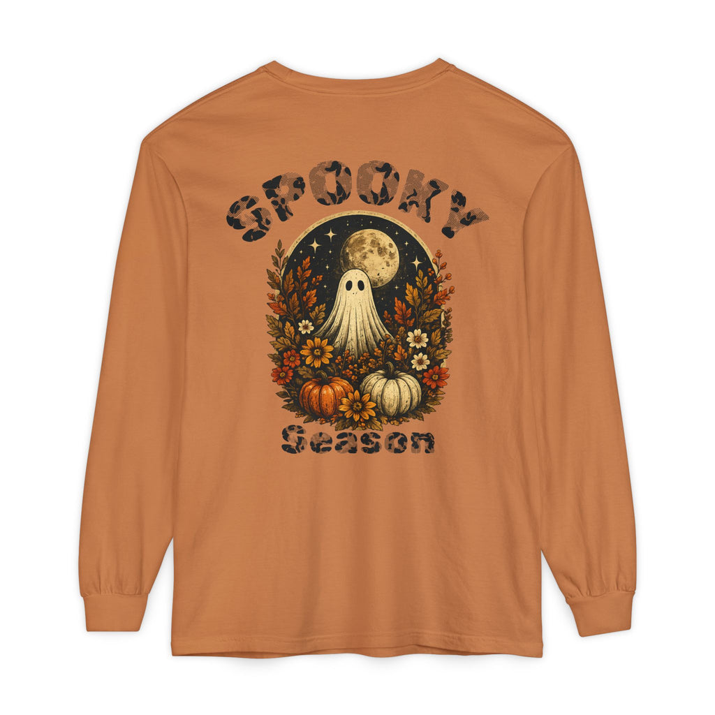 Unisex Garment-dyed Long Sleeve T-Shirt