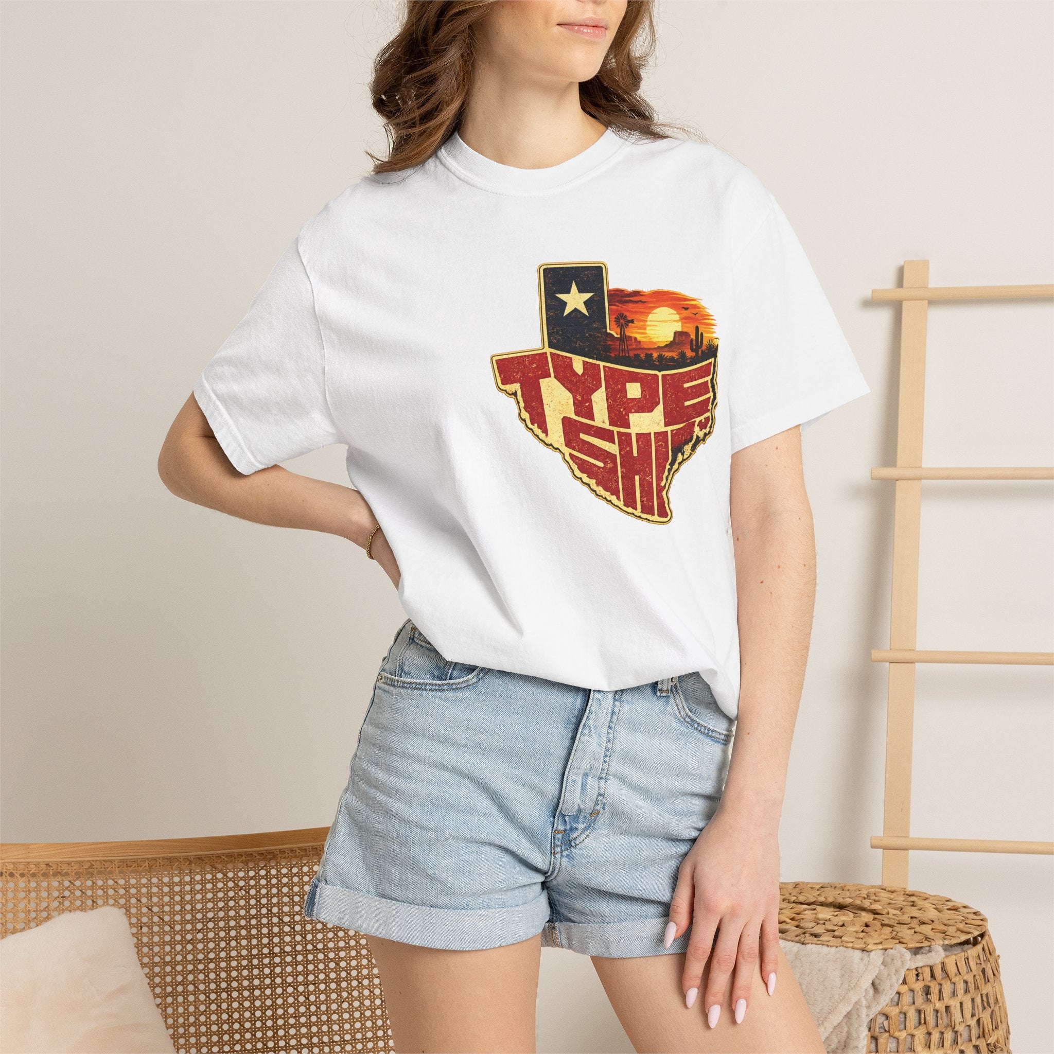Texas Type Shi Sunset Tee