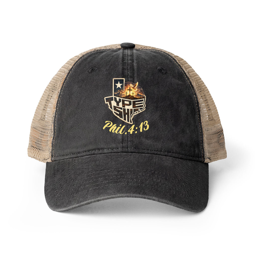 Women's Faith based TTS Washed Mesh-Back Cap