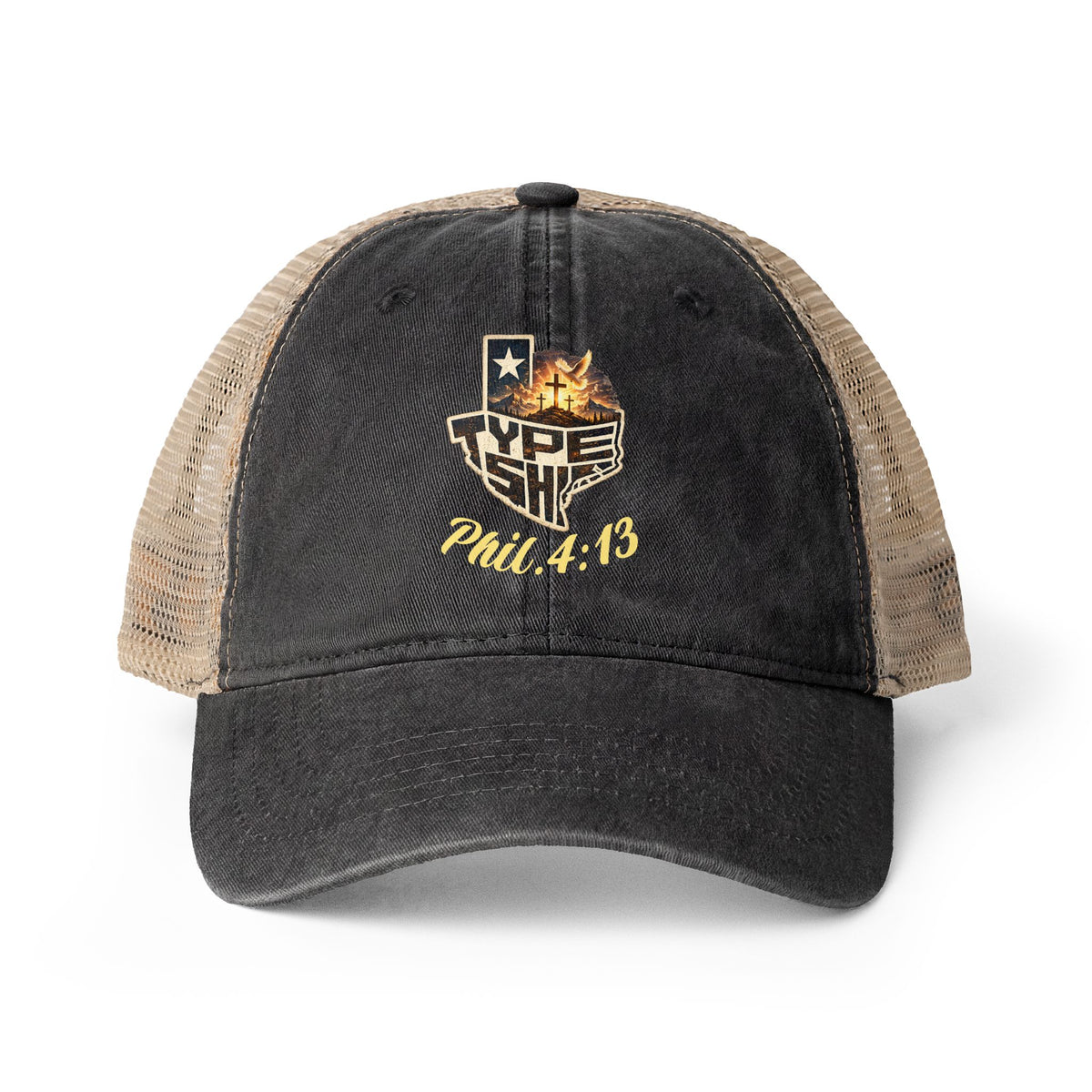Women's Faith based TTS Washed Mesh-Back Cap