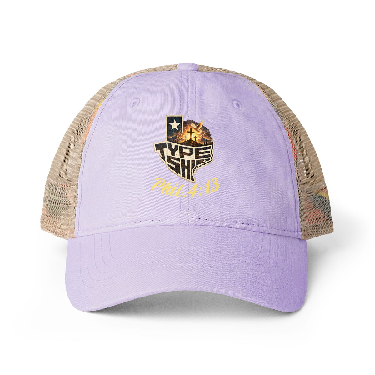 Women's Faith based TTS Washed Mesh-Back Cap