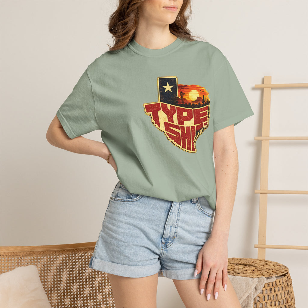 Texas Type Shi Sunset Tee