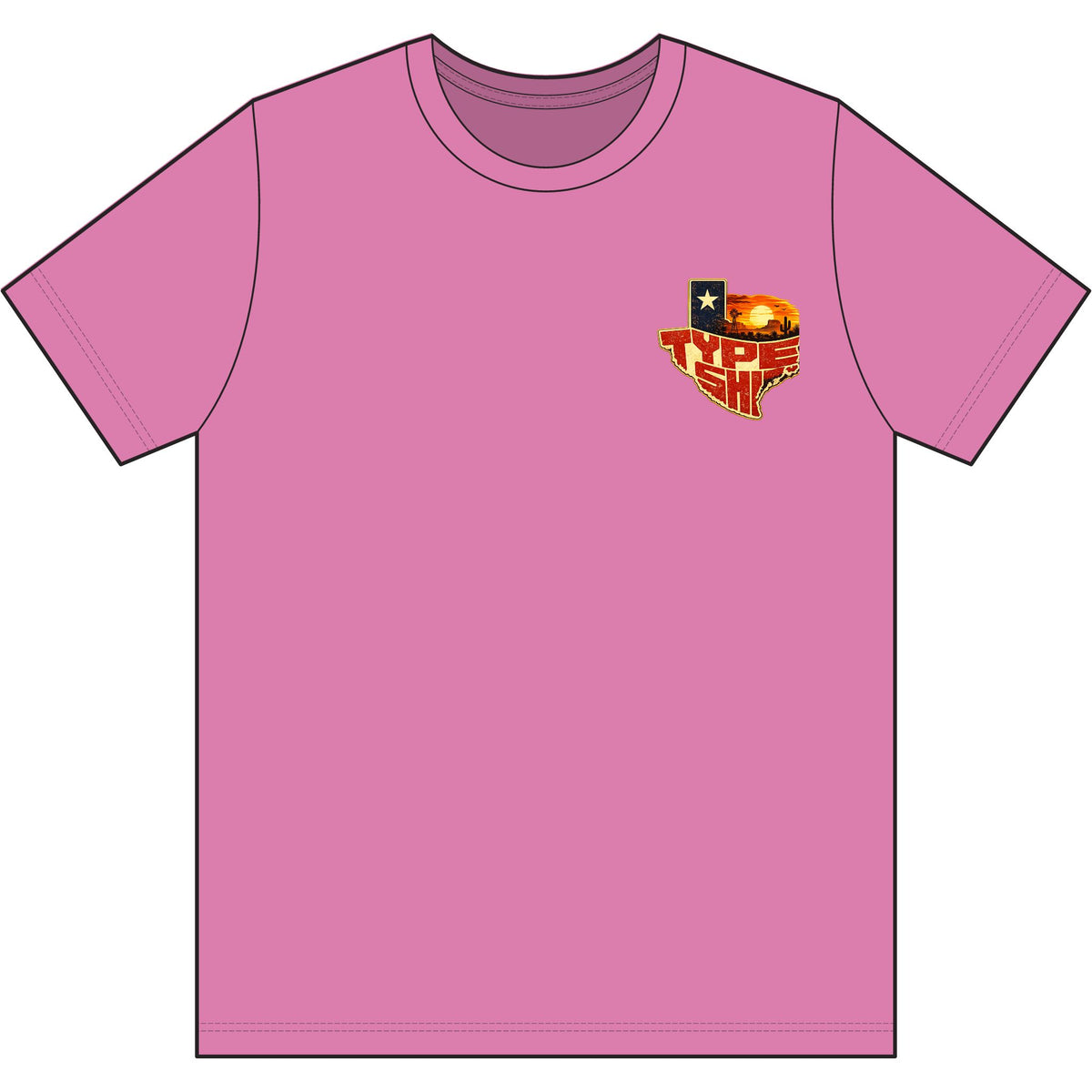 Texas Type Shi Camo Heart Tee — Core Cotton Camo T-Shirt