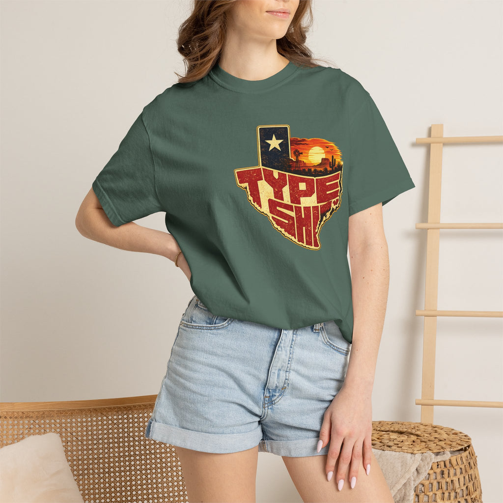 Texas Type Shi Sunset Tee