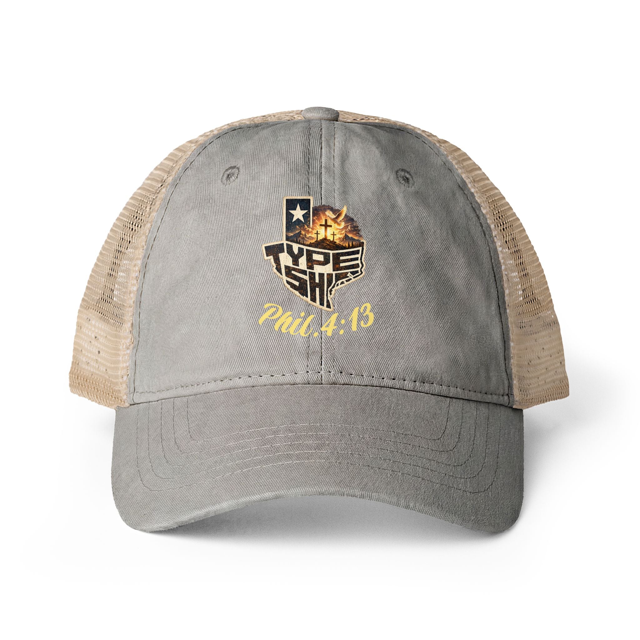 Women's Faith based TTS Washed Mesh-Back Cap