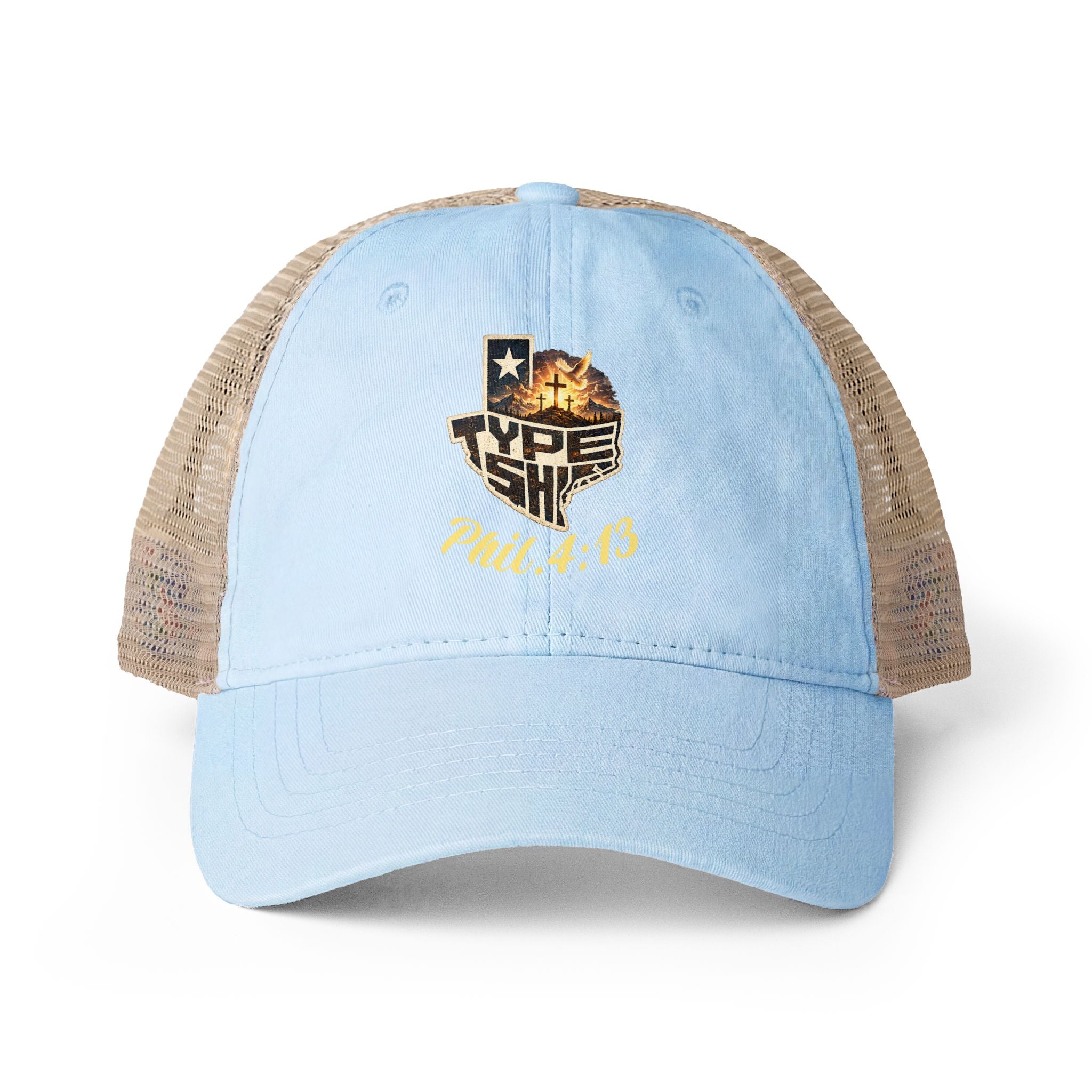 Women's Faith based TTS Washed Mesh-Back Cap