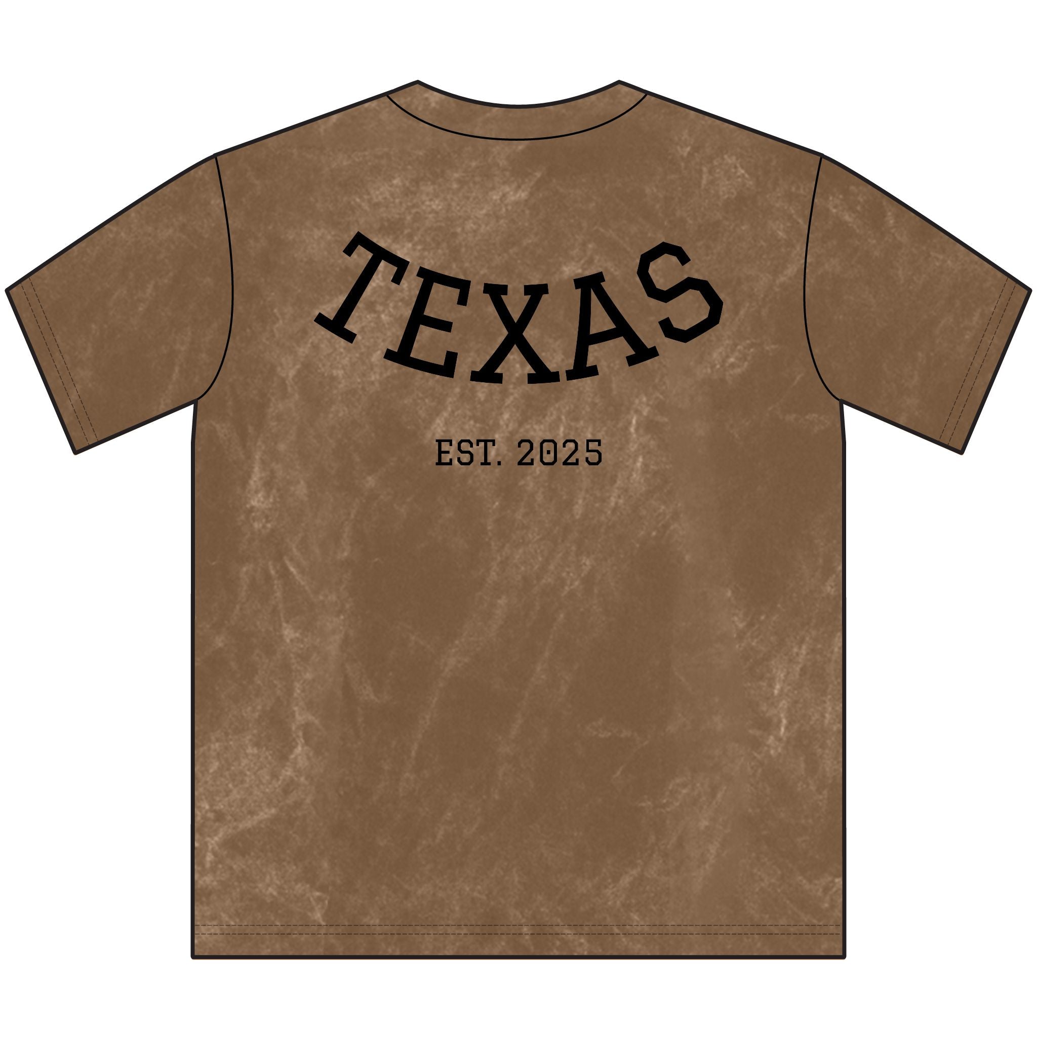 Texas Type Shi Night Logo with Texas on the back T-Shirt