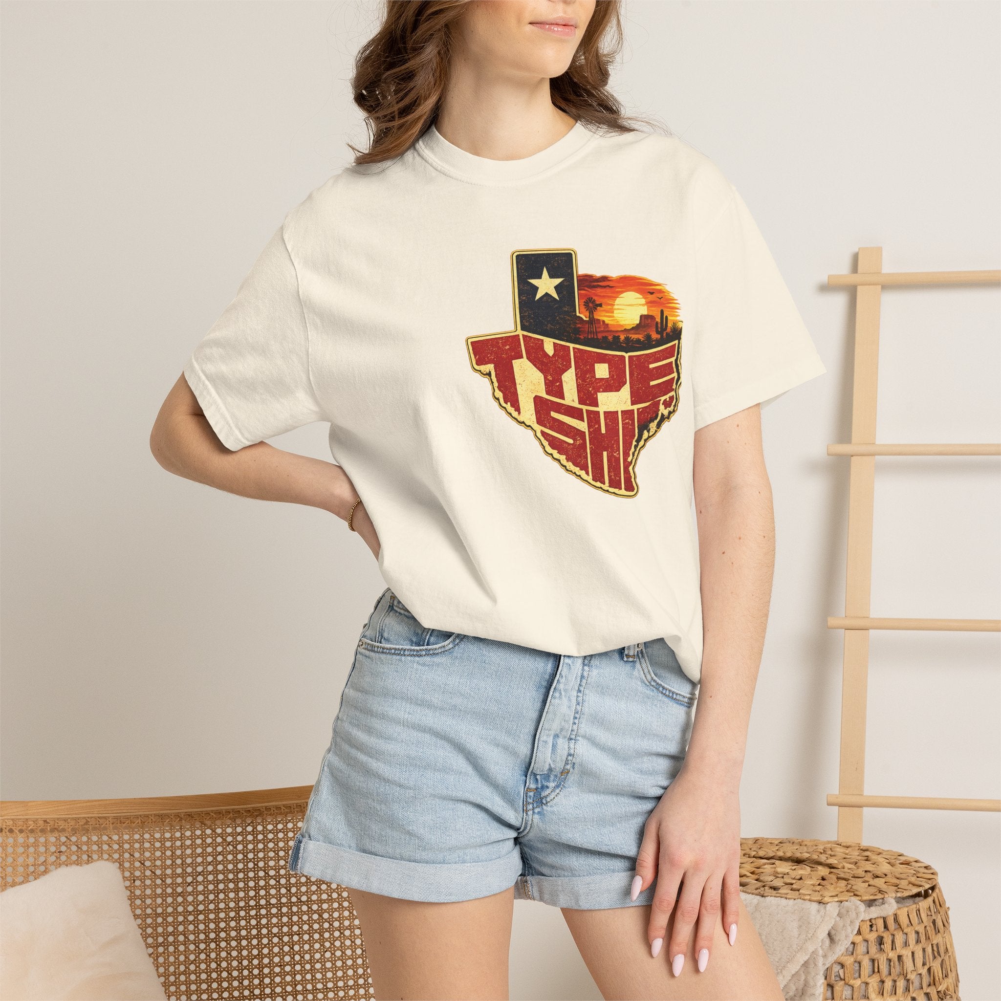 Texas Type Shi Sunset Tee