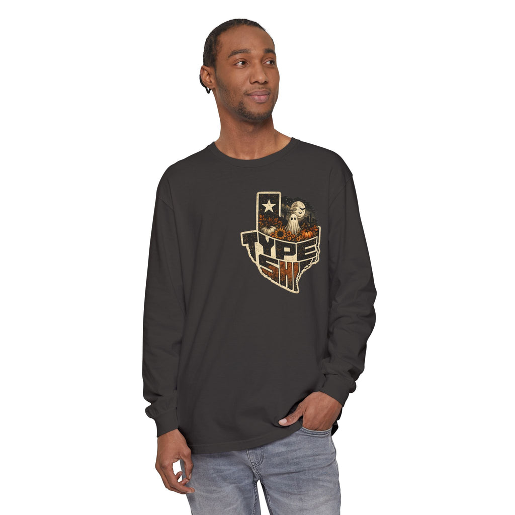 Unisex Garment-dyed Long Sleeve T-Shirt