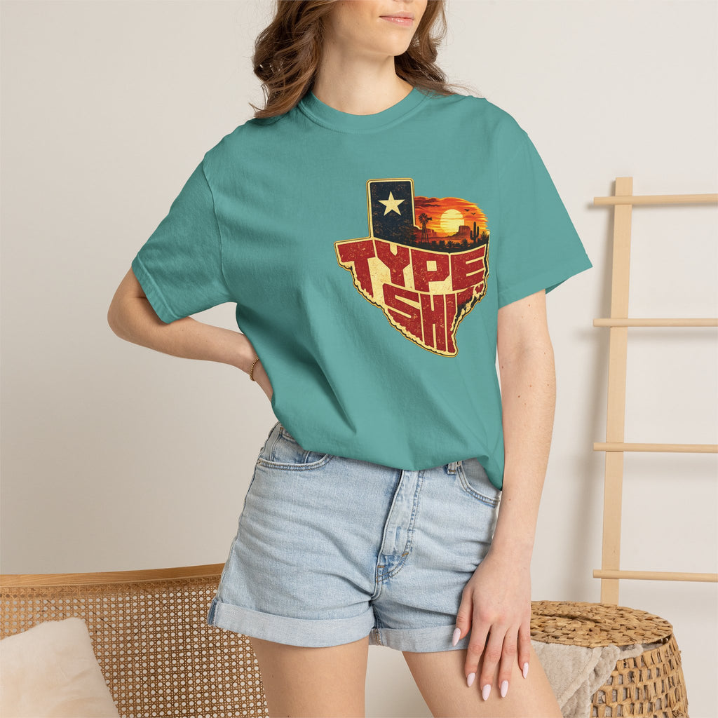 Texas Type Shi Sunset Tee