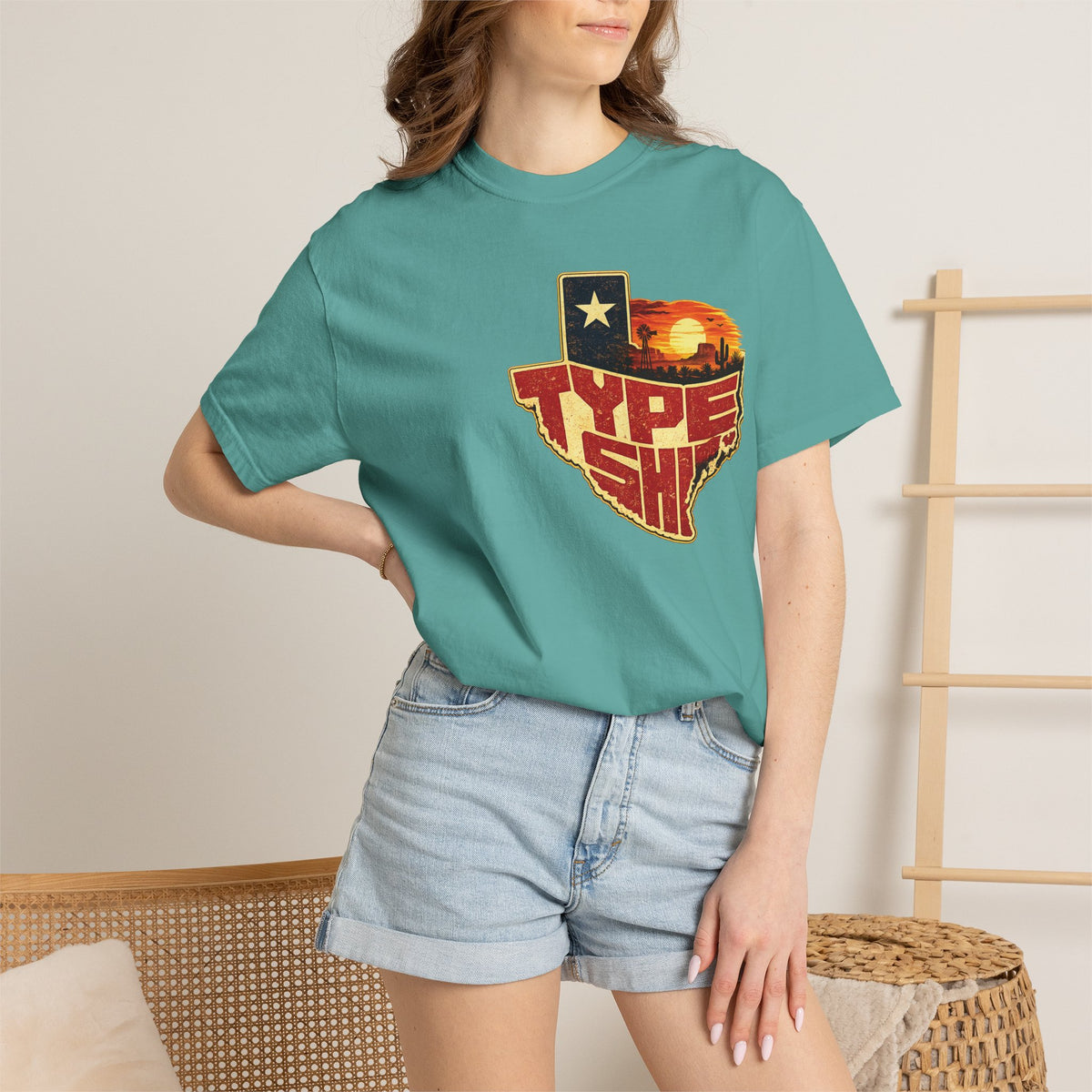 Texas Type Shi Sunset Tee