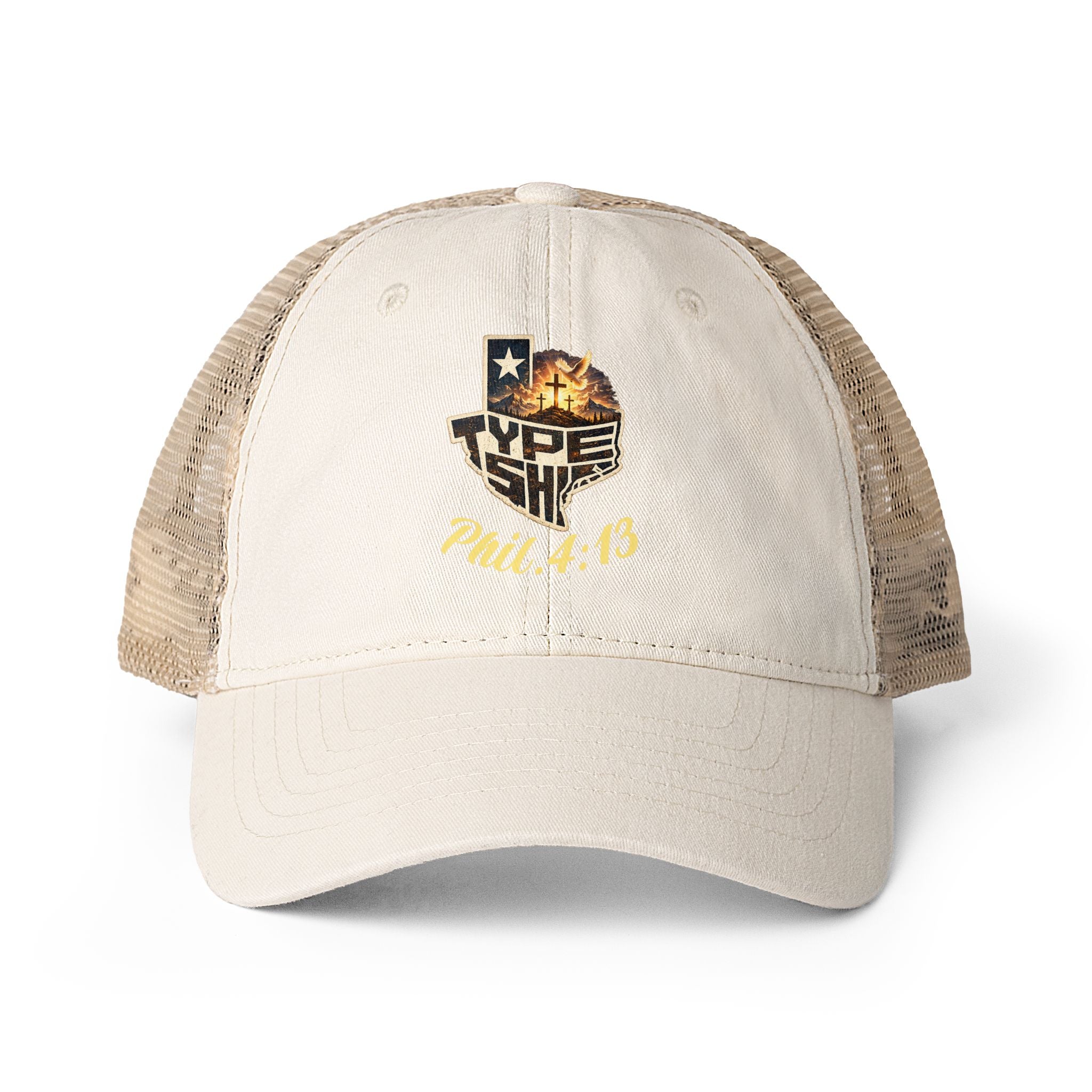 Women's Faith based TTS Washed Mesh-Back Cap
