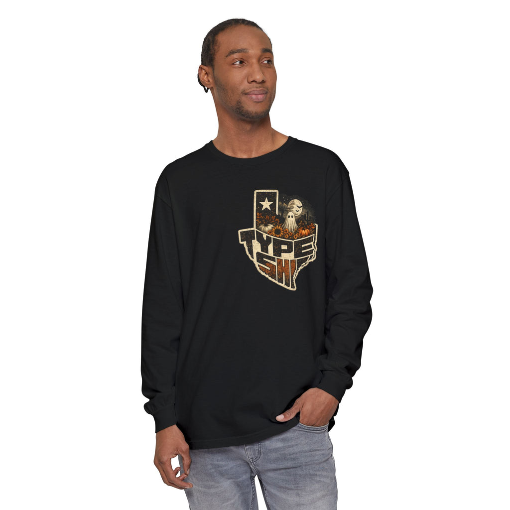 Unisex Garment-dyed Long Sleeve T-Shirt