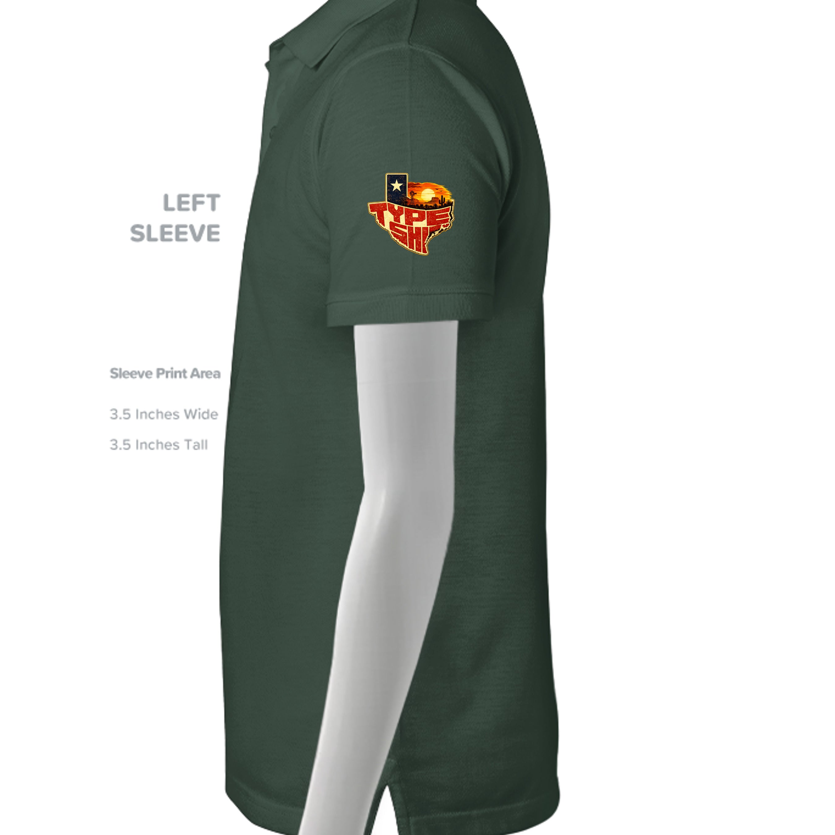 Forest Green - ST550 - SLEEVE_LEFT