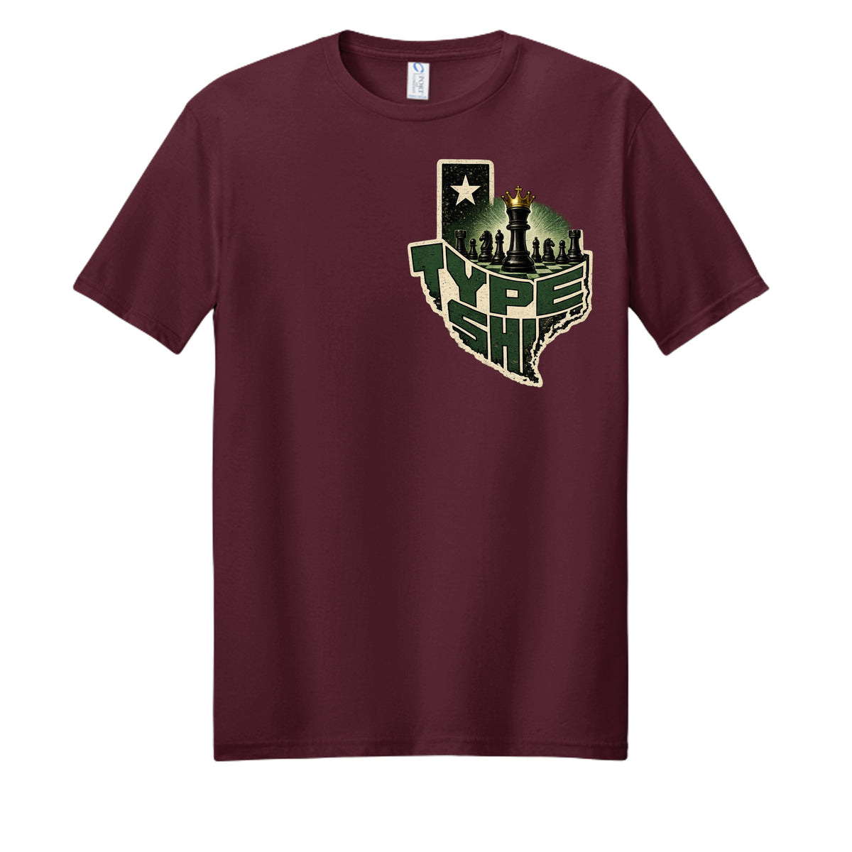 Athletic Maroon - PC450 - FRONT