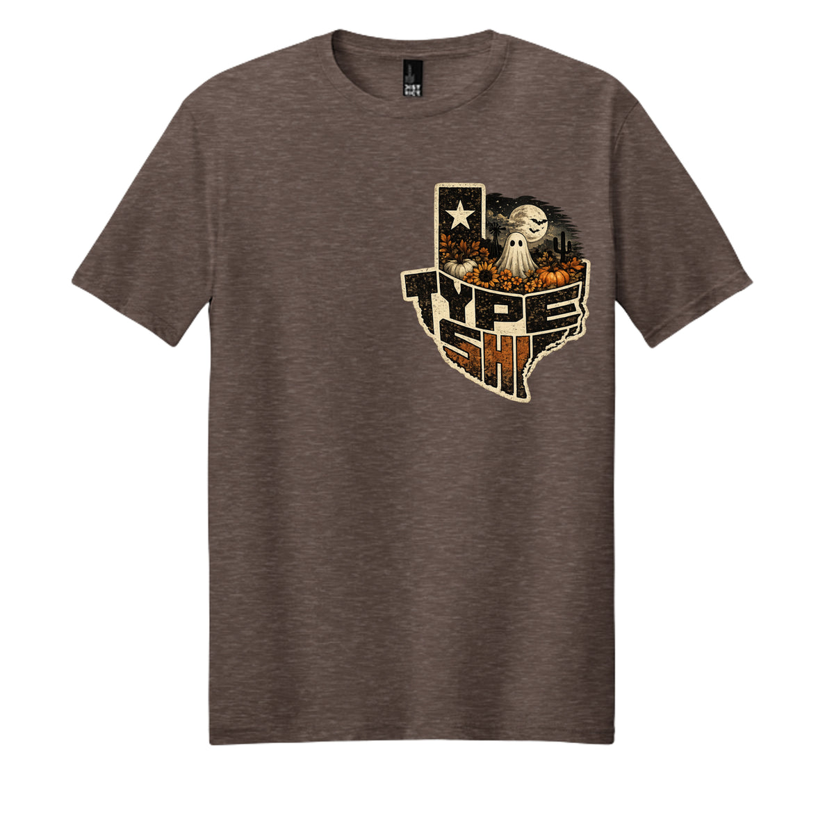 Heathered Brown - DM108 - FRONT