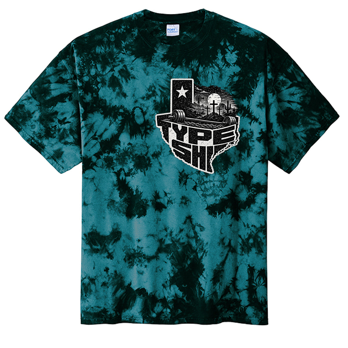 Black/Teal - PC145 - FRONT